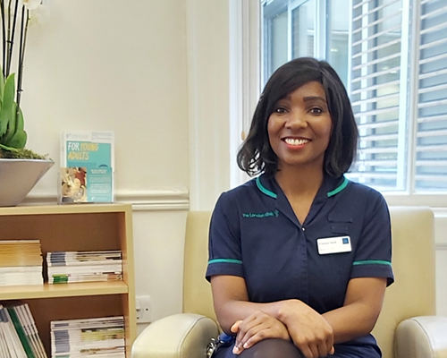 Charlene Smith in The London Clinic's Cancer Care centre
